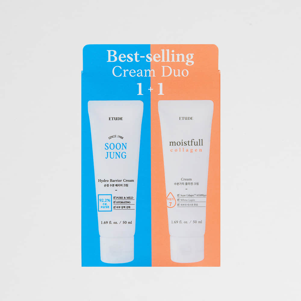 Best Cream Duo Set (Soonjung, Moistfull Collagen)