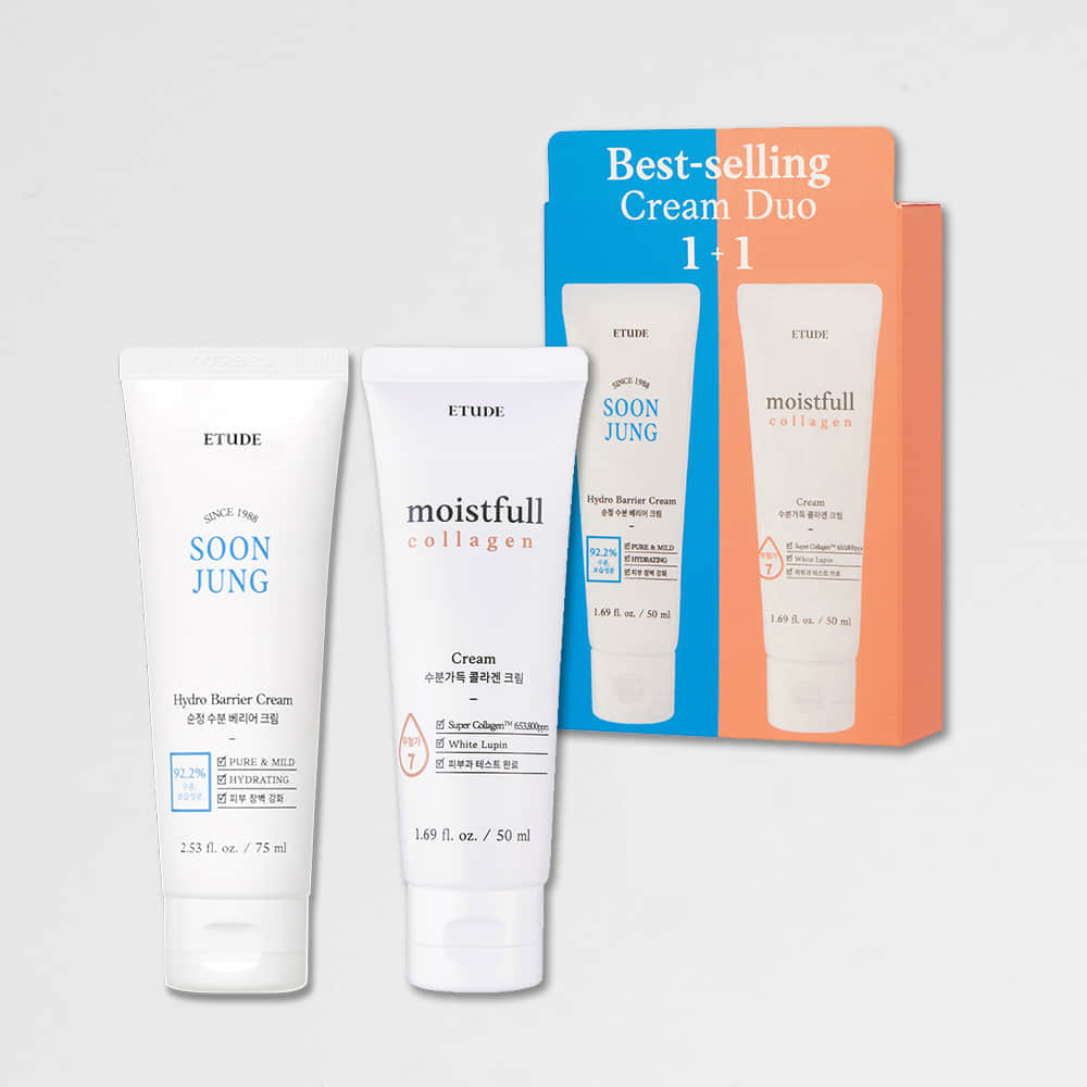 Best Cream Duo Set (Soonjung, Moistfull Collagen)